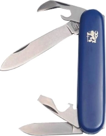 RVS zakmes met kunststof handgreep, 90 mm