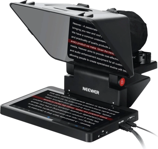 Neewer teleprompter X11 met ingebouwde monitor TM8