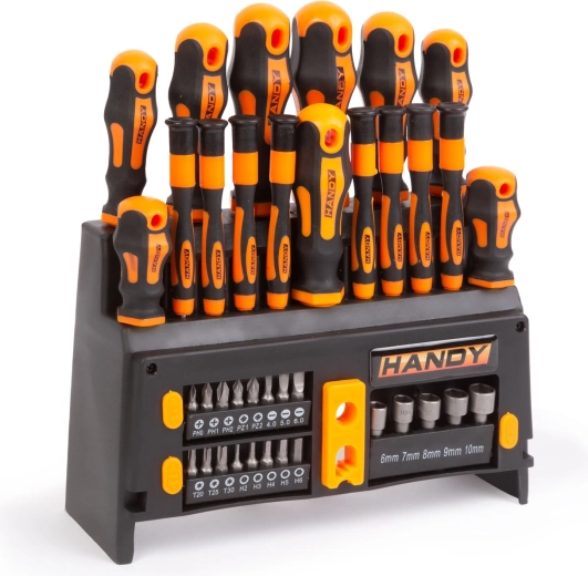 Handy schroevendraaierset met standaard, 39-delig