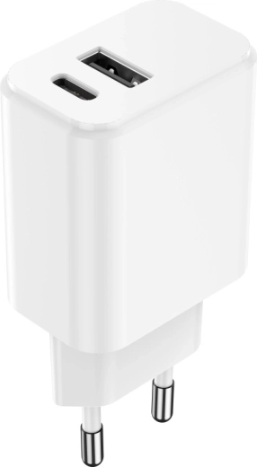 Setty netstroomlader 20 W met USB‑C en USB