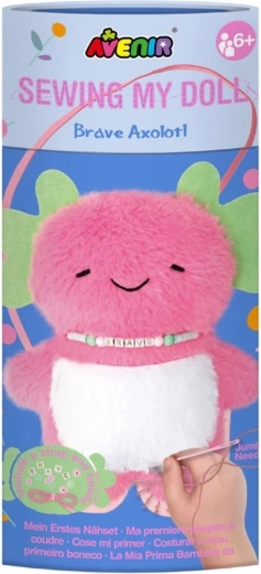 Avenir naai je eigen knuffel Axolotl