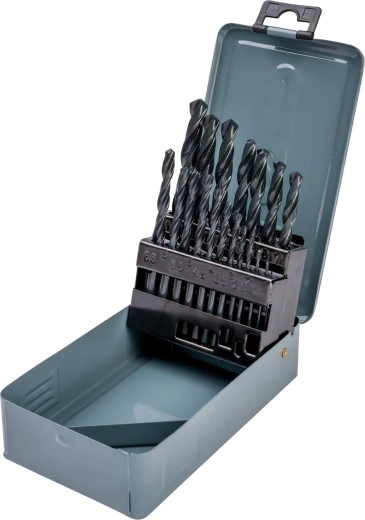 Set HSS metaalboren 1–10 mm, 19-delig DREL