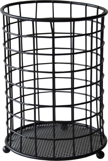 Metalen bestekhouder 13 × 18 cm zwart