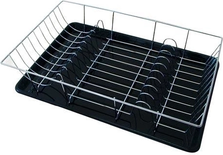 Afdruiprek 48 × 32 cm met plastic lekbak