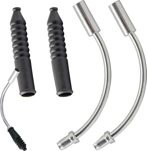 Set voor V-remmen met buizen en elastieken