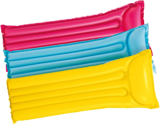 Opblaasbaar waterluchtbed Intex blauw 183 × 69 cm