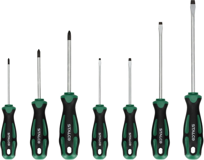 Schroevendraaierset 7-delig PHILLIPS en plat STALCO
