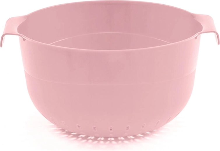 Kunststof vergiet/kom 26 cm, 3 l – mix van kleuren