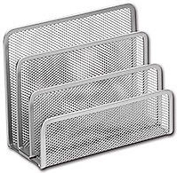 Metalen brievenhouder zilver