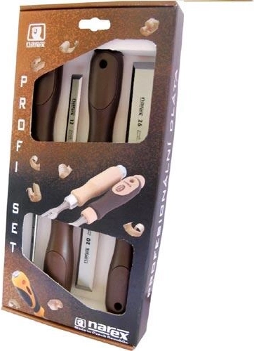 Set platte beitels 4 stuks