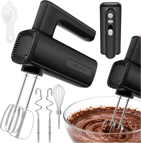 Handmixer Ruhhy 800 W met turbofunctie en 5 snelheden