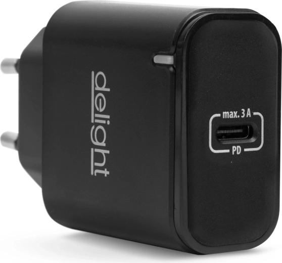 USB-C PD 20 W-netadapter zwart