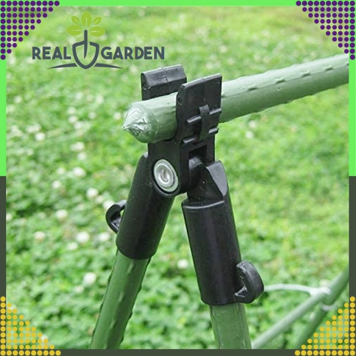 Top scharnierende T-verbinding voor tuinpalen 9 mm, 10 stuks