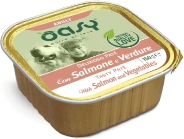 Oasy Tasty Paté Adult zalm en groenten 150 g