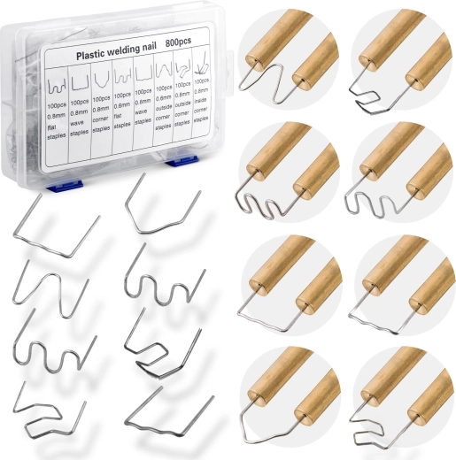 Set klemmen voor kunststoflasapparaat 800 stuks Humberg