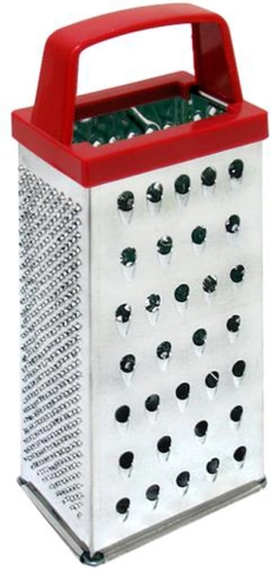 Vierzijdige keukenrasp TORO met handgreep