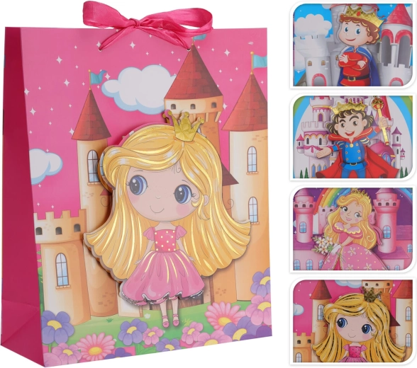 Cadeautas 3D kinder 40 × 30 × 12 cm, mix van decoraties