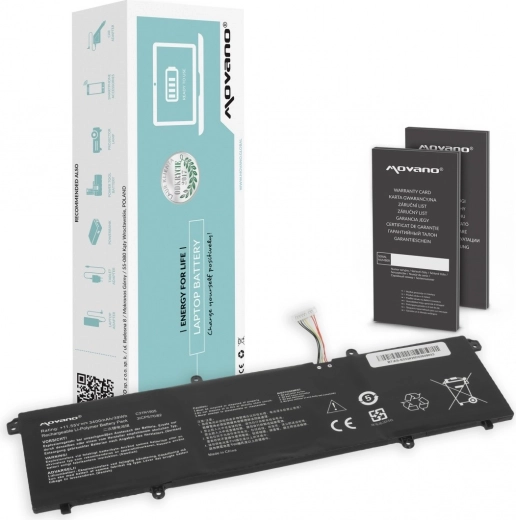 Movano batterij C31N1905 voor ASUS VivoBook S14/S15 (3400 mAh, 39 Wh)