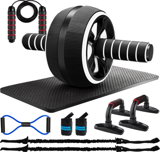 Renew force set buikspiertrainingswiel met accessoires - 1 stuk