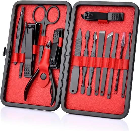 Manicureset 16-delig voor de verzorging van nagels en nagelriemen