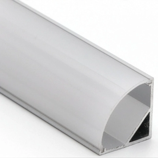 Solight hoekprofiel van aluminium voor ledstrips met melkachtige diffuser 1 m