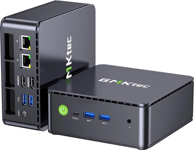 Mini-pc GMKtec G11 met AMD Ryzen Embedded R2514, 16 GB RAM, 512 GB SSD en Windows 11 Pro