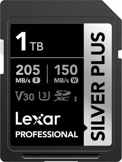 Lexar Professional Silver Plus SDXC-geheugenkaart 1 TB