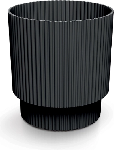 Bloempot Milly 12,8 cm antraciet