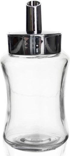 Glazen suikerdispenser met doseerder 230 ml