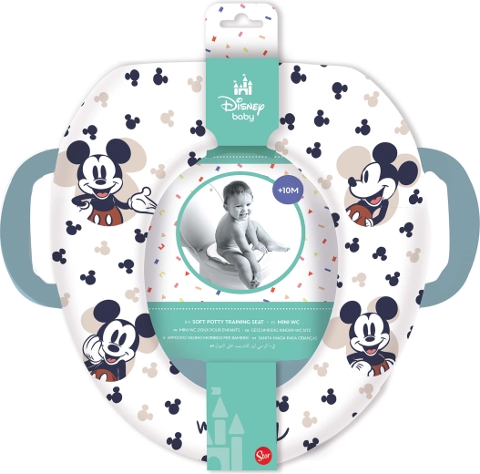 Zacht WC-brilletje met handgrepen MICKEY