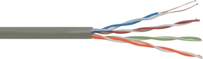 UTP-netwerkkabel Cat.5e CCA 305 m grijs