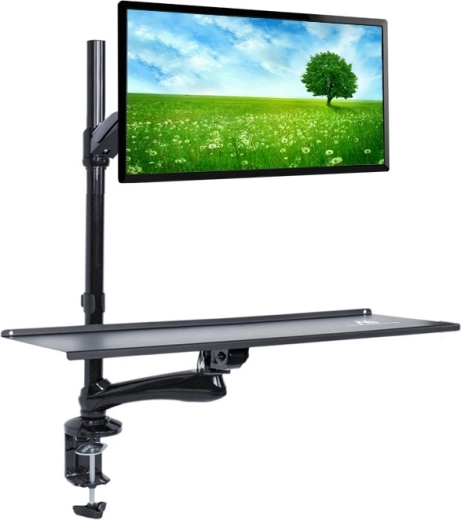 Maclean monitor- en toetsenbordhouder