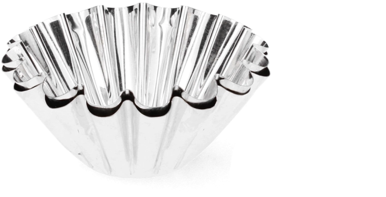 Set metalen muffinbakvormen Classic, diameter 9,6 cm, 2 stuks