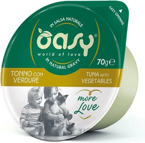 Oasy More Love tonijn met groenten, beker 70 g