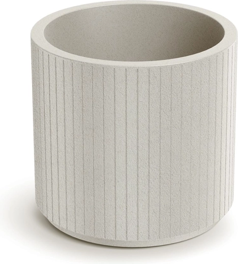 Bloempot Coro Round 40 cm zandkleur