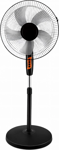 Vloerventilator op statief met 5 bladen, stil en krachtig, met oscillatie