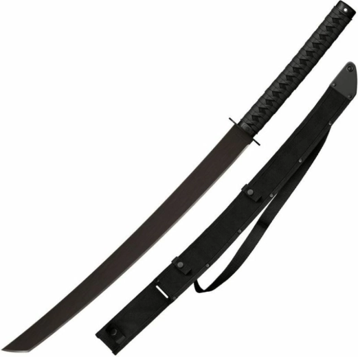 Tactische katana-machete Cold Steel 61 cm, zwart, polymeer met Cor-Ex schede