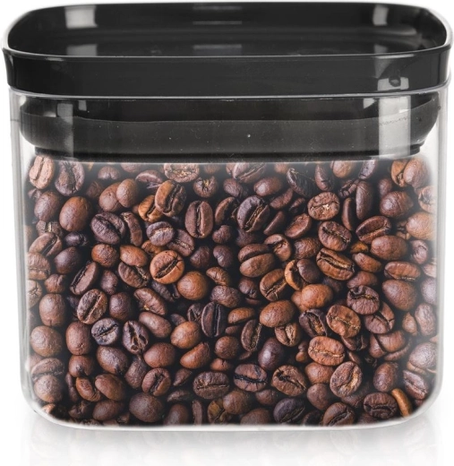 Vierkante opbergdoos met deksel en siliconen afdichting 700 ml