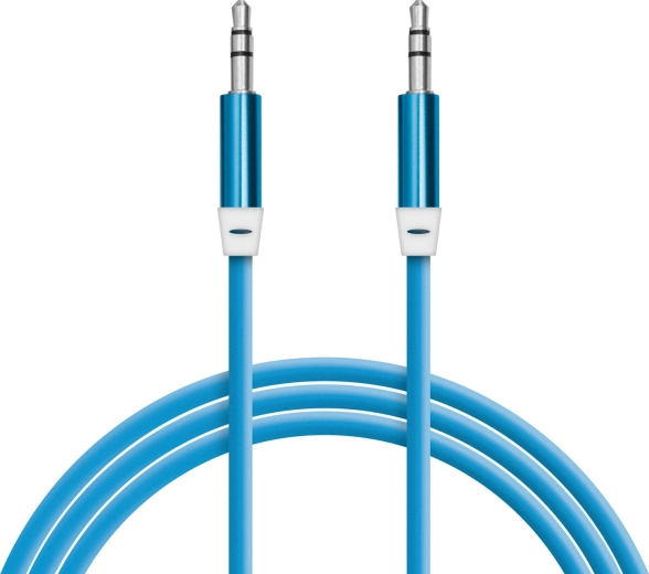 AUX-audiokabel met 3,5mm-jackconnectoren, 1 m