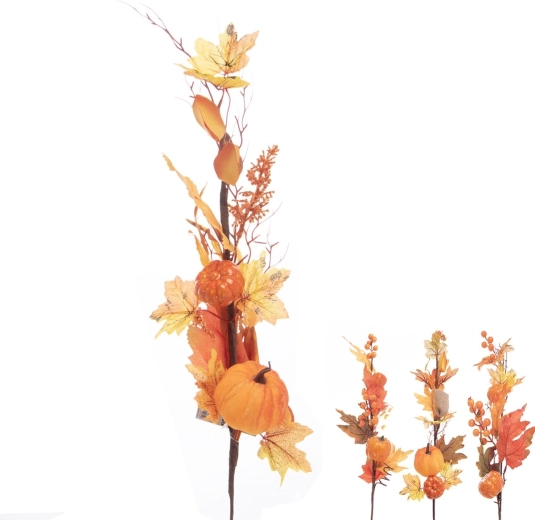Herfstdecoratieve kunststof tak 70 cm (4 varianten)