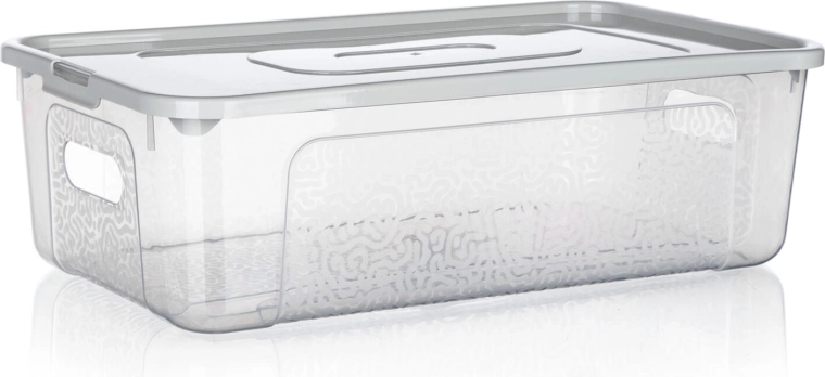 Kunststof opbergbox met deksel MULTIBOX 5 l