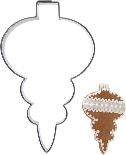 Metalen koekjesuitsteker – kerstornament toef 8,8 cm
