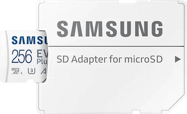 Samsung EVO Plus 256GB microSD-geheugenkaart met adapter
