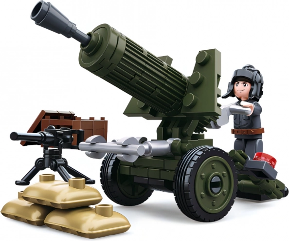 Sluban WWII M38-B0678A 4in1 Antitankkanon