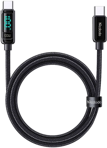 USB-C kabel Mcdodo 100W 1,2 m zwart