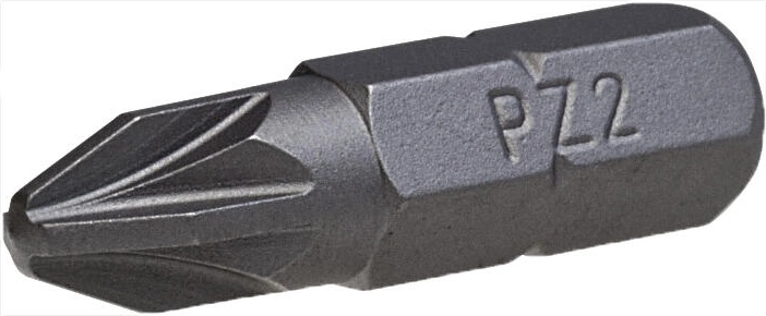 Pozidriv-bit PZ1×25 mm, set van 3 stuks STALCO