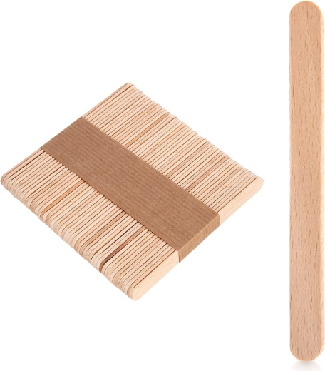 Houten ijsstokjes 50 stuks
