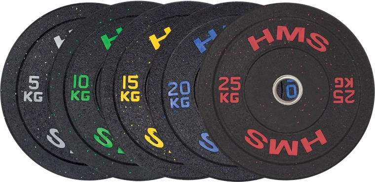 Olympische bumper gewichtsschijf HMS 5 kg