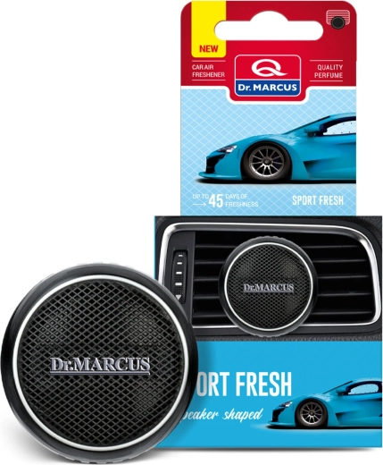 Dr. Marcus auto luchtverfrisser in de vorm van een luidspreker Sport Fresh
