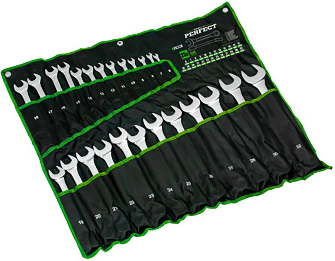 Set steeksleutels/ringsleutels Stalco, gepolijst 6–22 mm (8 stuks)